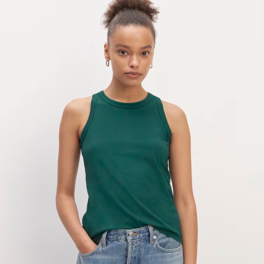 Everlane The organic cotton cutaway tank